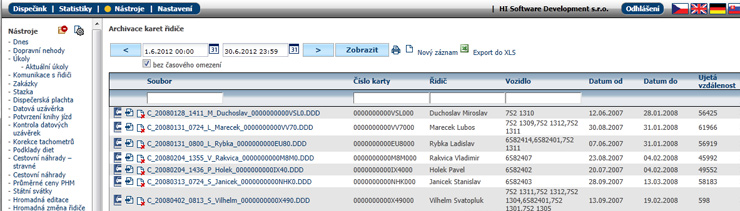 Gépkocsivezető kártyájának kiolvasása Gépkocsivezető kártyájának kiolvasása